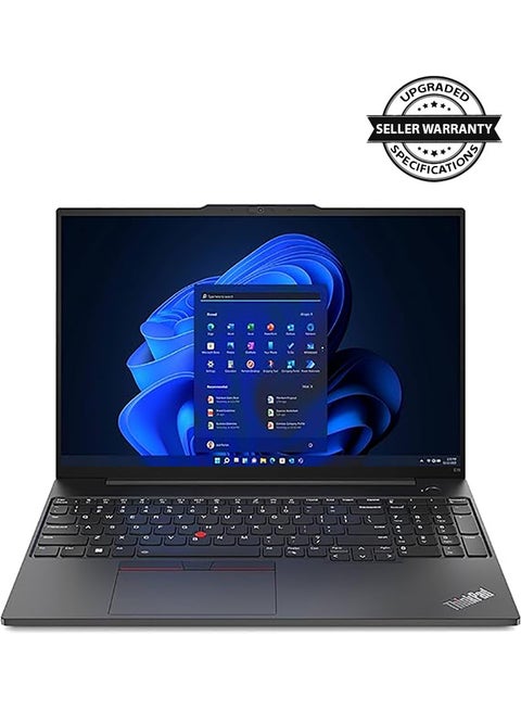 Thinkpad E16 Business (Upgraded Version) Laptop With 16-Inch FHD Display, Core i7-1355U Processor/16GB RAM/1TB SSD/Intel Iris Xe Graphics/Windows 11 English ‎Graphite Black