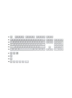 جلوريوس Polychroma Keycaps: Clear For RGB Shine Through, 115 Keys, Translucent Cherry Profile - GLO-KC-POLY-RGB  - Image 3