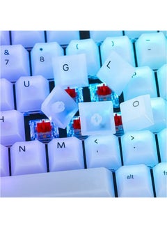 جلوريوس Polychroma Keycaps: Clear For RGB Shine Through, 115 Keys, Translucent Cherry Profile - GLO-KC-POLY-RGB  - Image 4