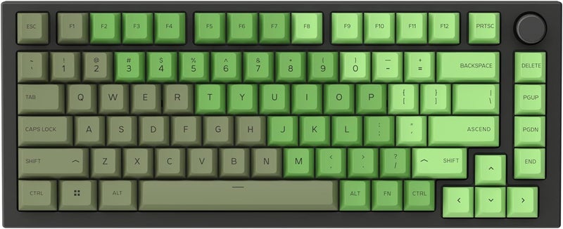 Glorious - GPBT Dye Sublimated Keycaps - Thick PBT Plastic 114 Keycap Set For 100% Full Size, 85% 80% TKL, 60% Compact, 75% Mechanical Keyboards - GLO-KC-GPBT-O - Image 1