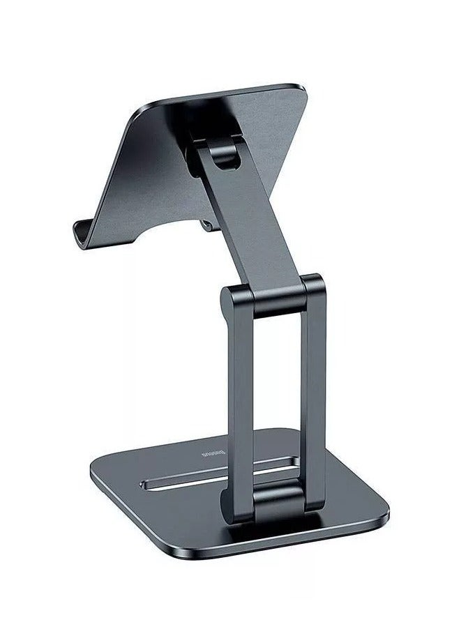 بيسوس Baseus Desktop Biaxial Foldable Metal Stand (for Phones) Grey Grey  - Image 3