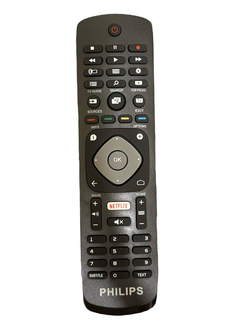 Philips Smart TV Remote Control Black