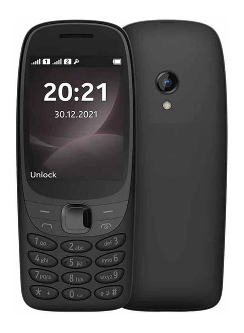 موبايل 6310 اسود 4G ثنائي الشريحة