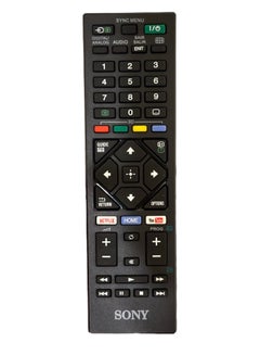 Smart TV Remote Control For Sony With Youtube And Netflix Buttons Black
