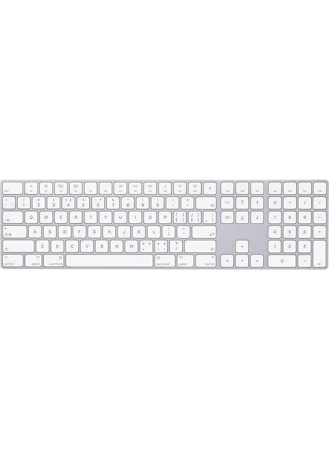 Apple - Magic Keyboard with Numeric Keypad Chinese (Pinyin) White - Image 1
