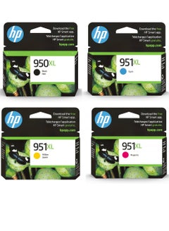 950XL/951XL Ink Value Pack For Officejet Pro 251dw, 276dw, 8100, 8600, 8610, 8620, 8630 Printer Black,Cyan,Magenta,Yellow
