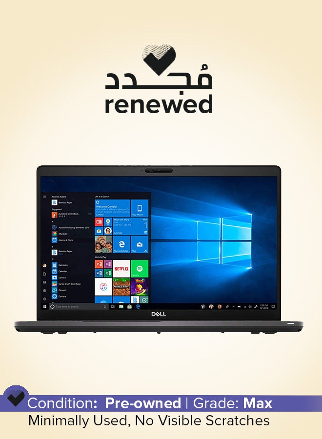 DELL Renewed - Latitude 5500 With 15.6-Inch Full HD Antiglare Display, Core i5-8265U Processor/8GB RAM/256GB SSD/Intel UHD Graphics 620 English/Arabic Black  - Image 1