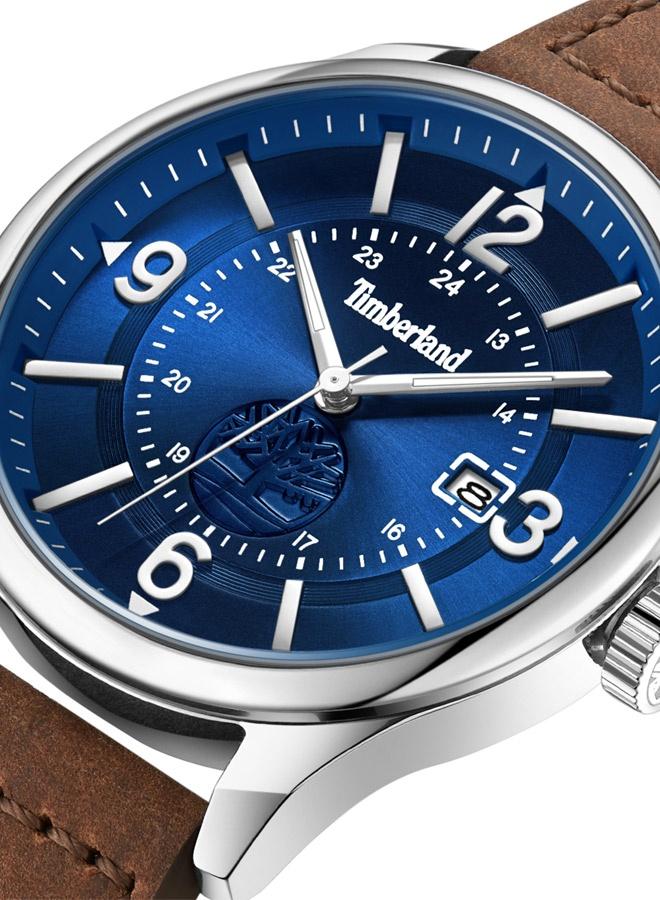 Timberland Men's Blake Watch With Stainless Steel Case And Leather Strap Water Resistant 46X53mm  -  TDWGB0011301  - Image 4