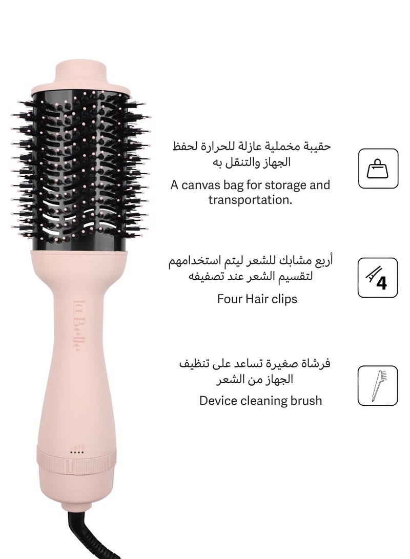 La belle - Brush Hairstyler Pink - Image 1