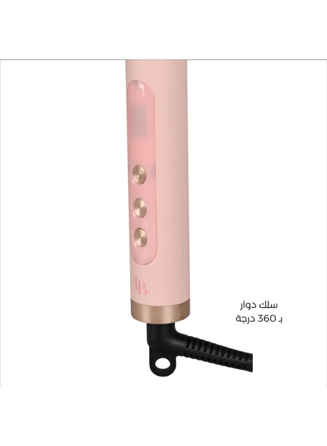 La belle - Hair Straightening Pro Brush Pink - Image 1