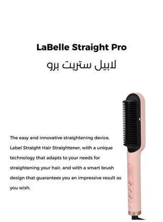 Hair Straightening Pro Brush Pink - view 2
