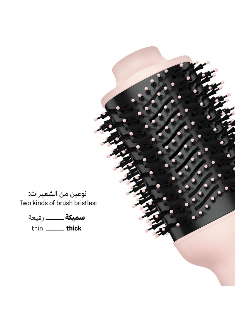 La belle - Solo Unique Brush Hairstyle - Packaging May Vary Pink/Rose - Image 1