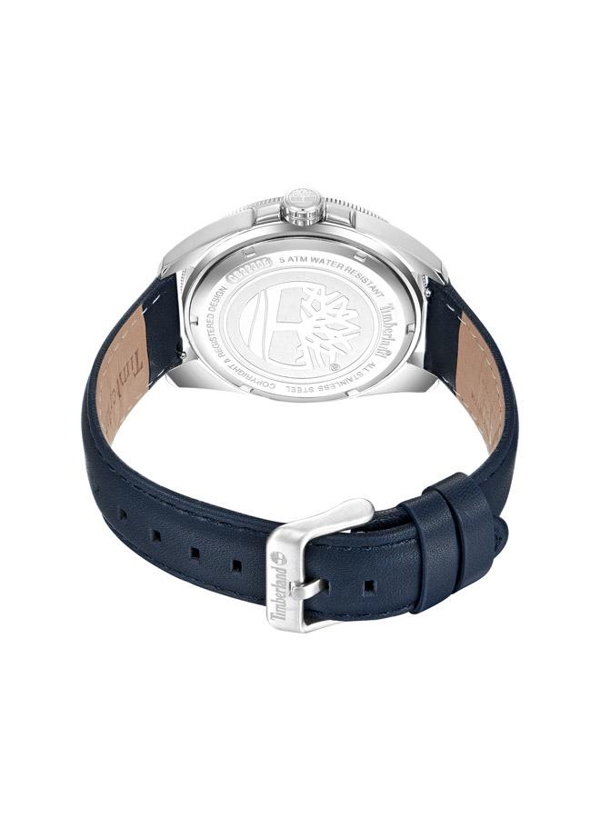 Timberland - Men's Carrigan Watch With Stainless Steel Case And Leather Strap Water Resistant 45mm  -  TDWGB2230605 - Image 1