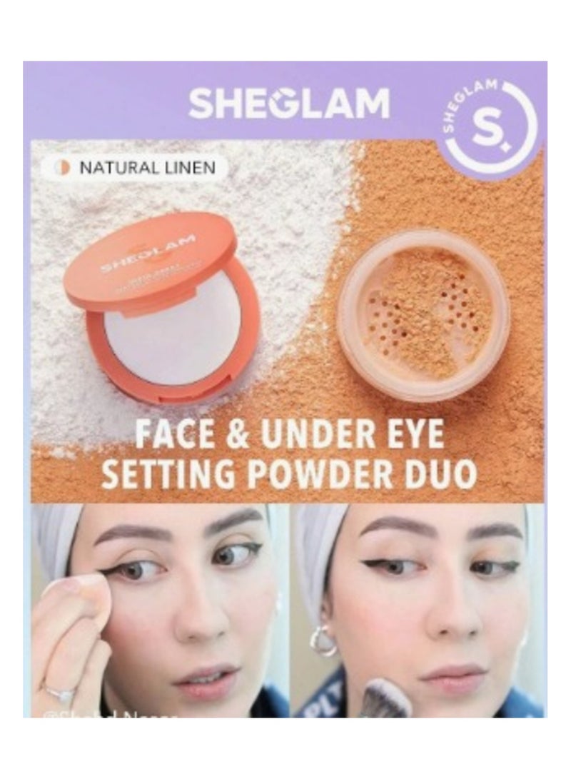 SHEGLAM SHEGLAM Face & Under Eye  PowdeR Natural Linen Natural Linen - Image 1