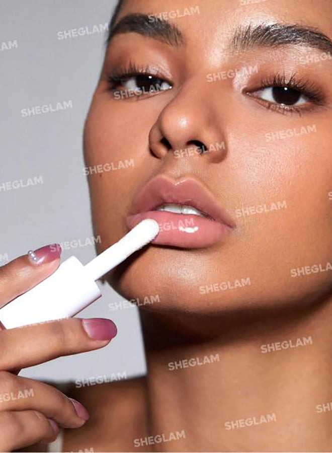 SHEGLAM Jelly Wow Hydrating Lip Oil - Loco For Coco Clear - Image 5