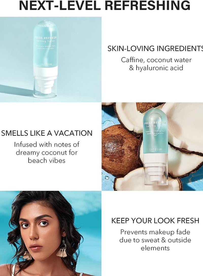 SHEGLAM Press Refresh Setting Spray Blue  - Image 5