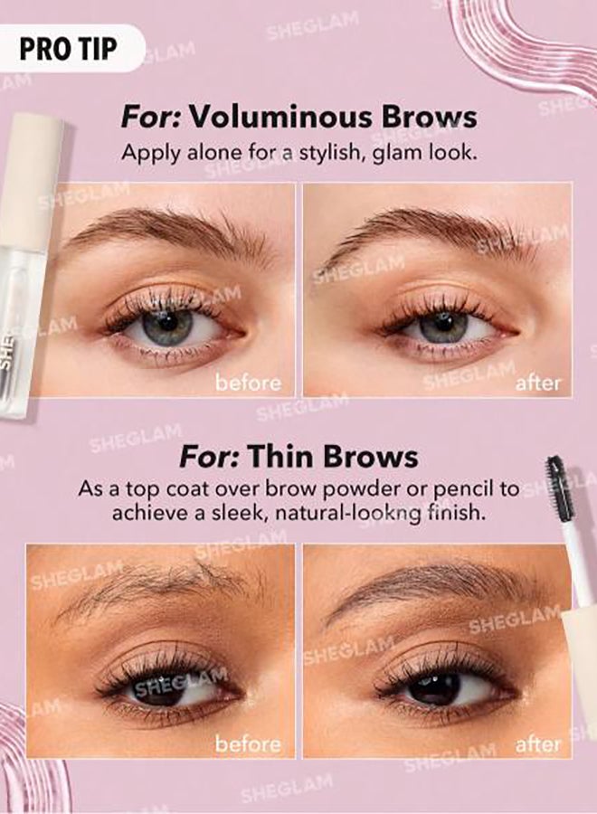 SHEGLAM - Set Me Up Brow Gel Clear - Image 1