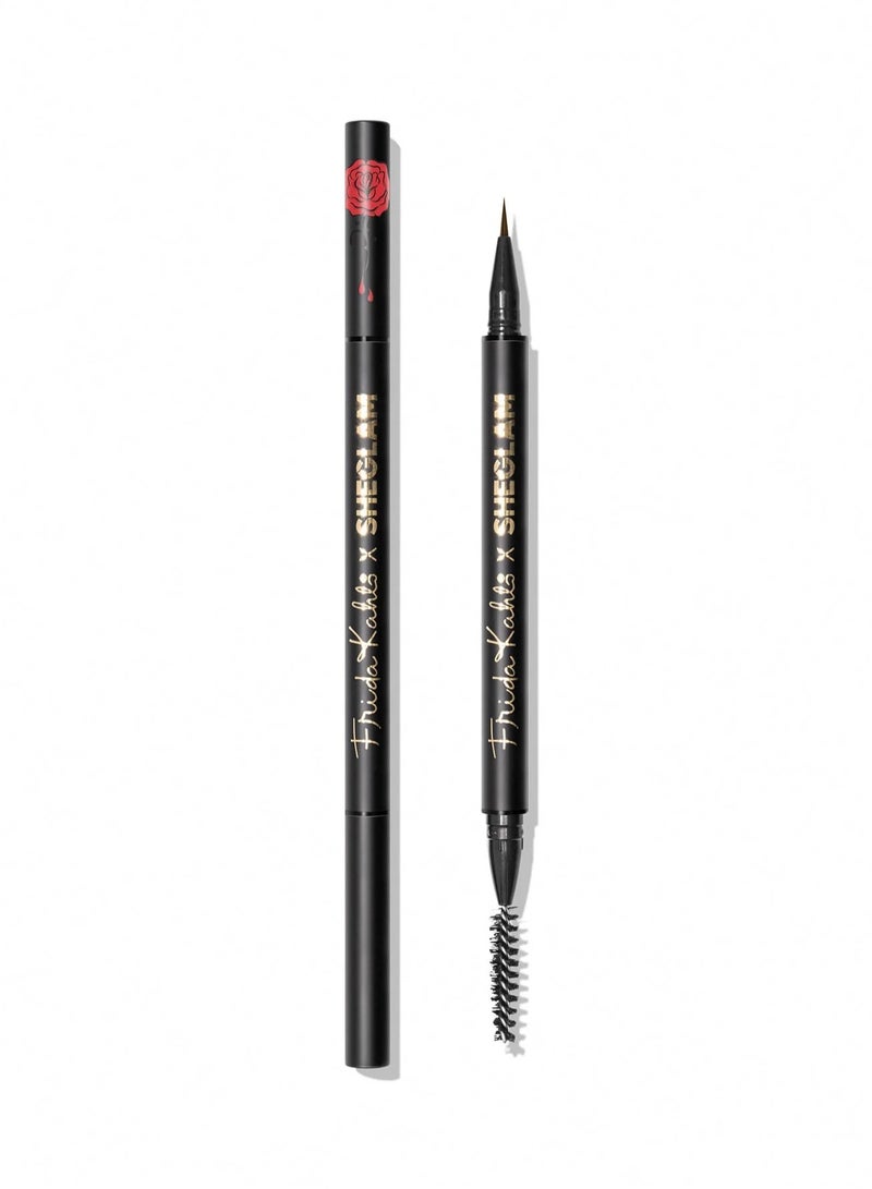 SHEGLAM - X Frida Kahlo Brow Icon Liquid Brow Pen - Auburn Brown - Image 1