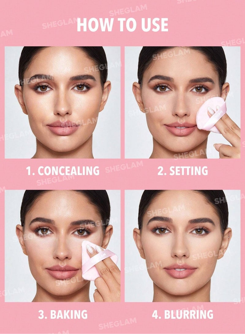 SHEGLAM - Insta-Ready Face And Under Eye Setting Powder Duo - Bubblegum Pink - Image 1