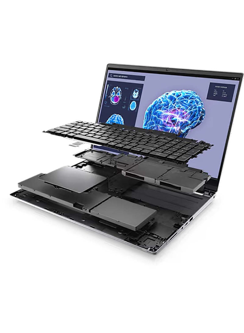 DELL - Precision 7000 7680 16-inch Display, Core i7-13850HX Processor/32GB RAM/512GB SSD/6GB NVIDIA RTX A1000 Graphics Card/Windows 11 Pro English Black - Image 1
