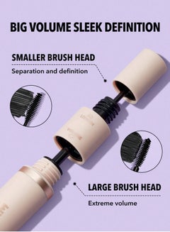 SHEGLAM Lash Besties 2-In-1 Mascara Volumizing Double Head Brush Black  - Image 3