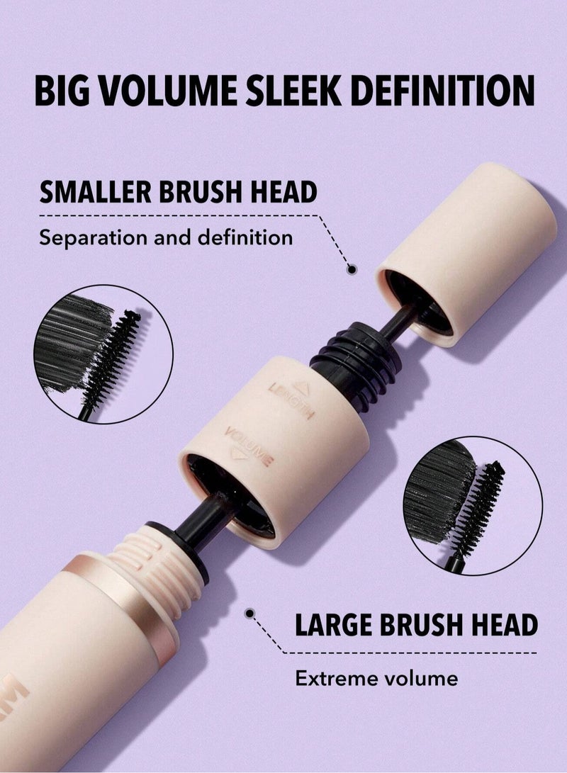 SHEGLAM Lash Besties 2-In-1 Mascara Volumizing Double Head Brush Black  - Image 3