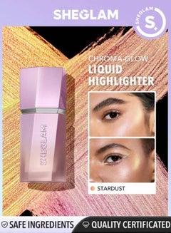SHEGLAM Chroma Glow Bloom Liquid Highlighter Stardust White 