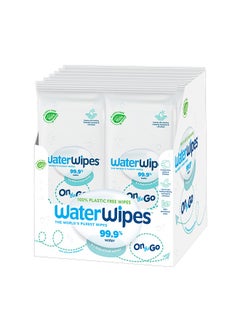 WaterWipes Pack Of 16 On-The-Go Plastic Free Wipes, 448Count 
