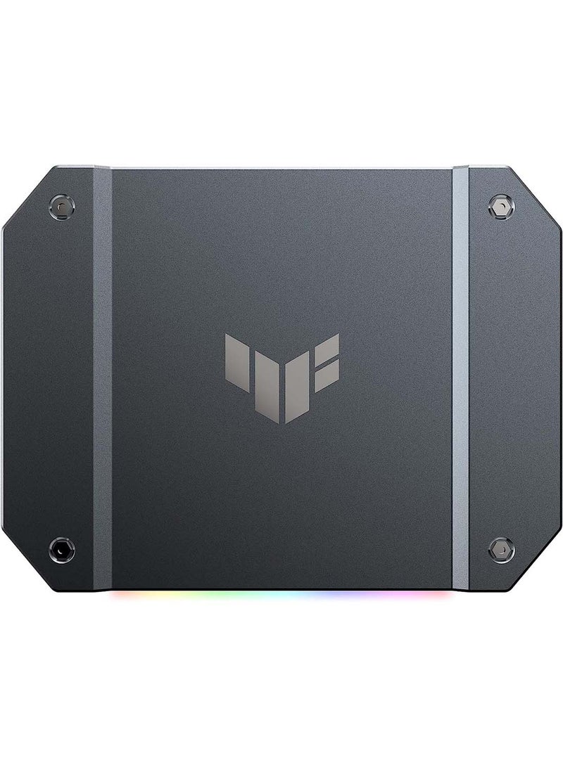 ASUS - TUF Gaming Video Capture Card (CU4K30) 4K/2K/1080P 120 FPS & HDR Passthrough, Near-Zero Latency, Certified For OBS, USB 3.2, Plug & Play, Record & Stream With PC, PS5, Xbox, Switch | 90YM00H0-B0EA00 Black - Image 1