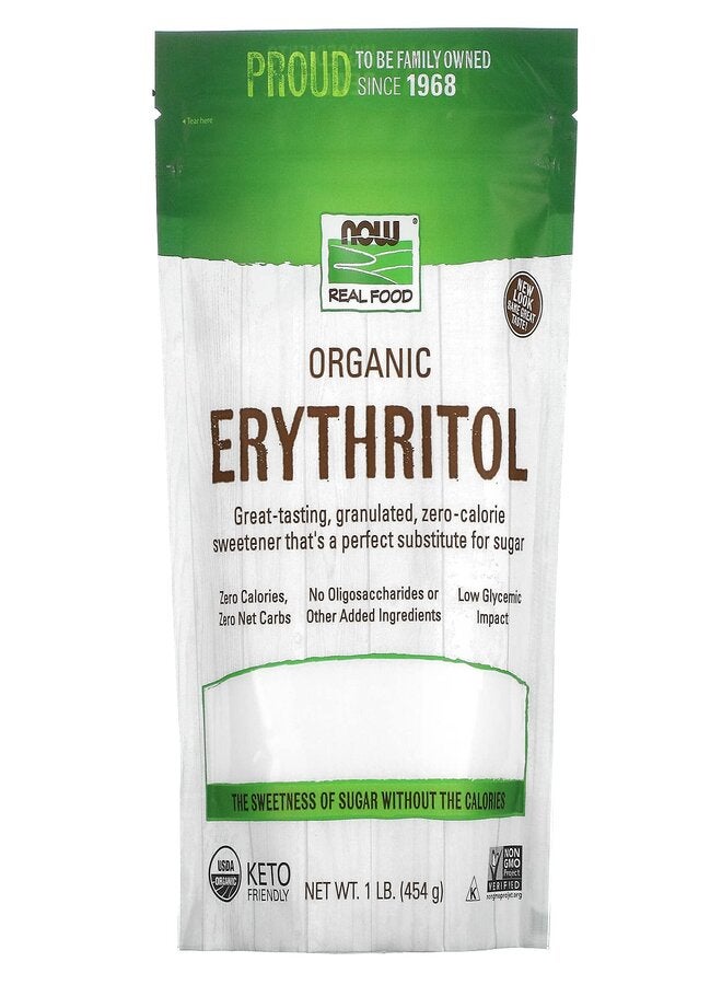 Now Foods Erythritol Natural Sweetener, 454GM 