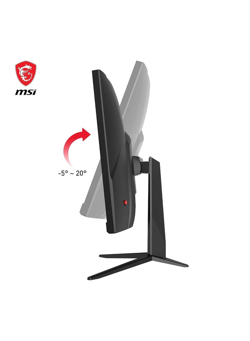 MSI - 24 inch G24C4 E2 FHD Curved VA Gaming Monitor, 180 Hz Refresh Rate & 1ms (MPRT) Response Time, Anti-Flicker & Less Blue Light, Wide Color Gamut, Adaptive Sync Technology Black - Image 1