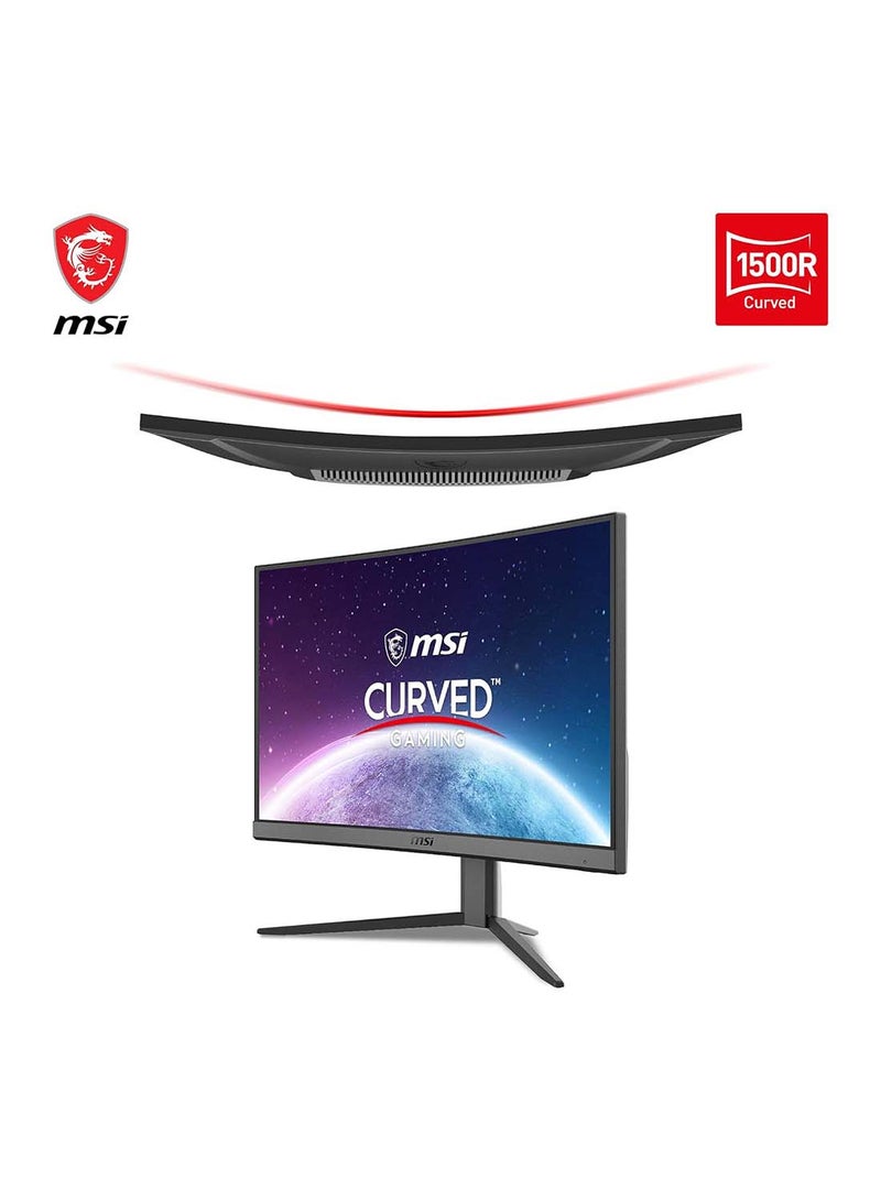 MSI - 24 inch G24C4 E2 FHD Curved VA Gaming Monitor, 180 Hz Refresh Rate & 1ms (MPRT) Response Time, Anti-Flicker & Less Blue Light, Wide Color Gamut, Adaptive Sync Technology Black - Image 1