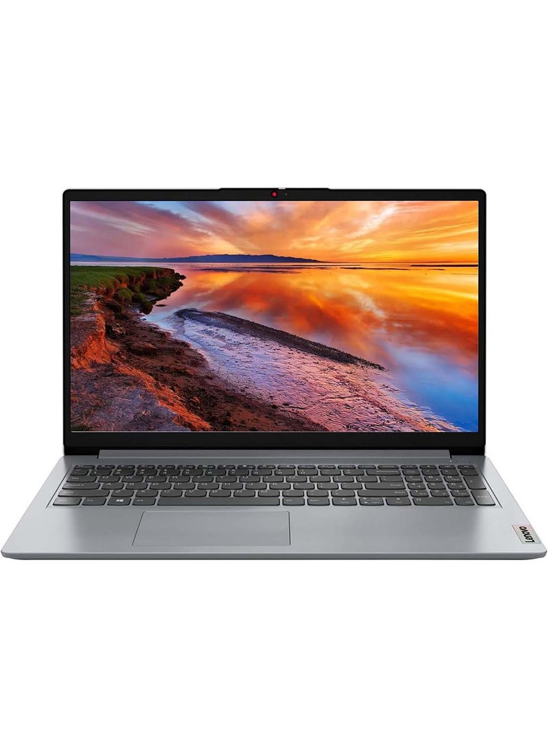 Lenovo - IdeaPad 1 15IAU7 (Upgraded Version) Laptop With 15.6-Inch Display, Core i5-1235U Processor/8GB RAM/512GB SSD/Intel Iris Xe Graphics/Windows 11 English/Arabic Cloud Grey - Image 1