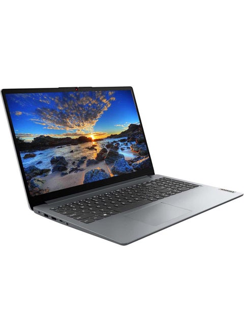 IdeaPad 1 15IAU7 (Upgraded Version) Laptop With 15.6-Inch Display, Core i5-1235U Processor/8GB RAM/512GB SSD/Intel Iris Xe Graphics/Windows 11 English/Arabic Cloud Grey