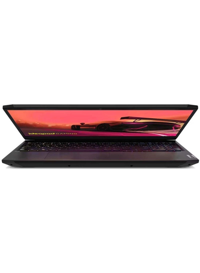 Lenovo - IdeaPad Gaming 3 15ACH6 (Upgraded Version) Laptop With 15.6-Inch Display, AMD Ryzen 5 5500H Processor/8GB RAM/512GB SSD/4GB Nvidia GeForce RTX 2050 Graphics Card/Windows 11 Home English/Arabic Shadow Black - Image 1