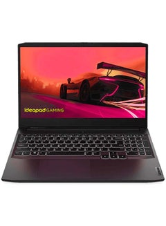 IdeaPad Gaming 3 15ACH6 (Upgraded Version) Laptop With 15.6-Inch Display, AMD Ryzen 5 5500H Processor/8GB RAM/512GB SSD/4GB Nvidia GeForce RTX 2050 Graphics Card/Windows 11 Home English/Arabic Shadow Black