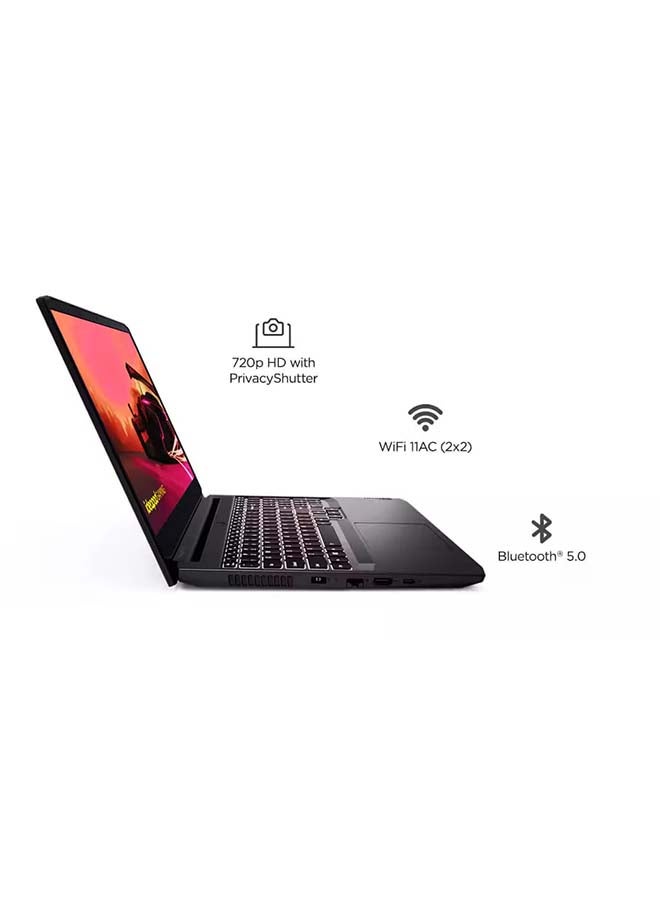 Lenovo - IdeaPad Gaming 3 15ACH6 (Upgraded Version) Laptop With 15.6-Inch Display, AMD Ryzen 5 5500H Processor/8GB RAM/512GB SSD/4GB Nvidia GeForce RTX 2050 Graphics Card/Windows 11 Home English/Arabic Shadow Black - Image 1