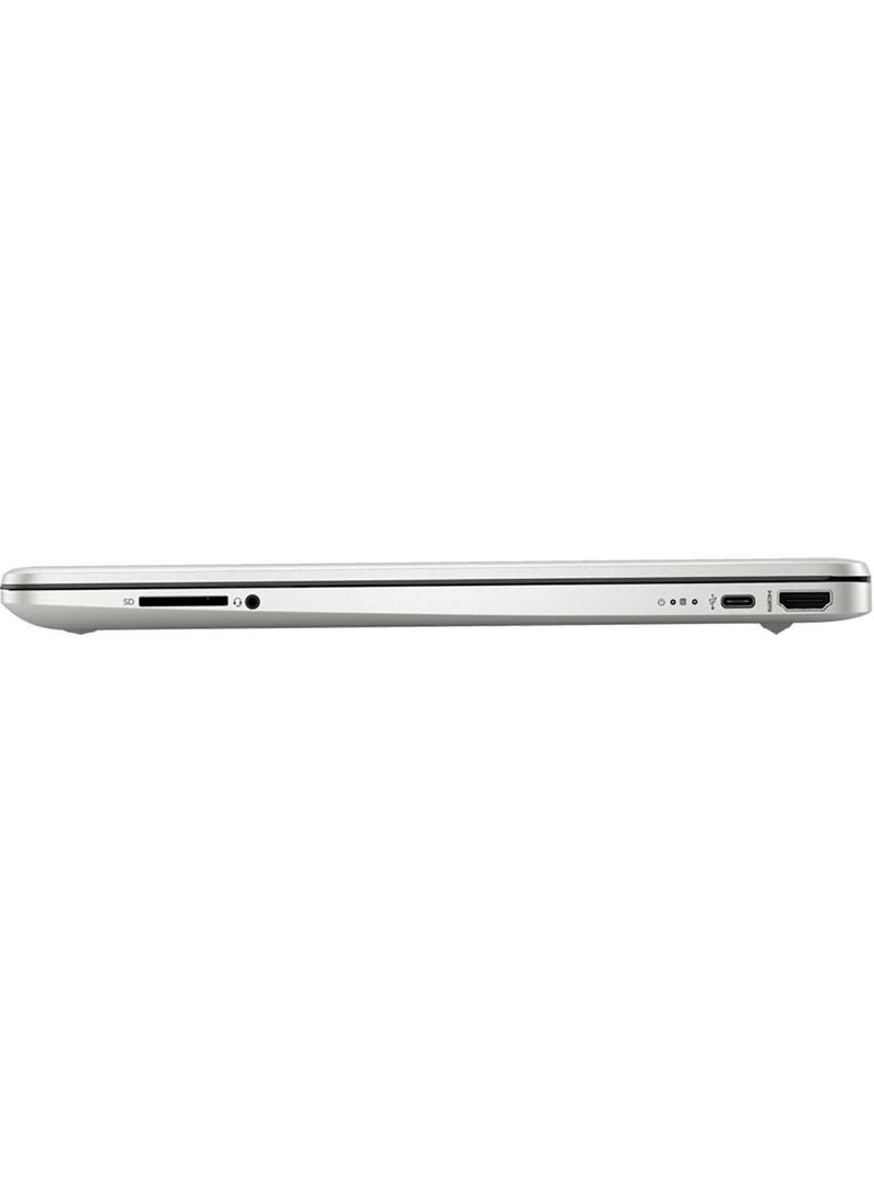 HP - 15s-fq5148ne (Upgraded Version) Laptop With 15.6-Inch Display, Core i3-1215U Processor/8GB RAM/256GB SSD/Intel UHD Graphics/Windows 11 English/Arabic Natural Silver - Image 1