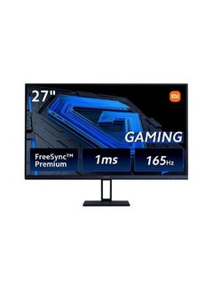 Xiaomi 27 Inch G27i Gaming Monitor Fast IPS Narrow bezel, 1ms GTG 165hz, FreeSync, 99% sRGB color, 178 viewing angle, Blue light filter (eye protection), Tilt (Forward/Backward), DP port ×1, HDMI 2.0 port ×1, Audio port ×1, DC IN cable port ×1 Black  - Image 1