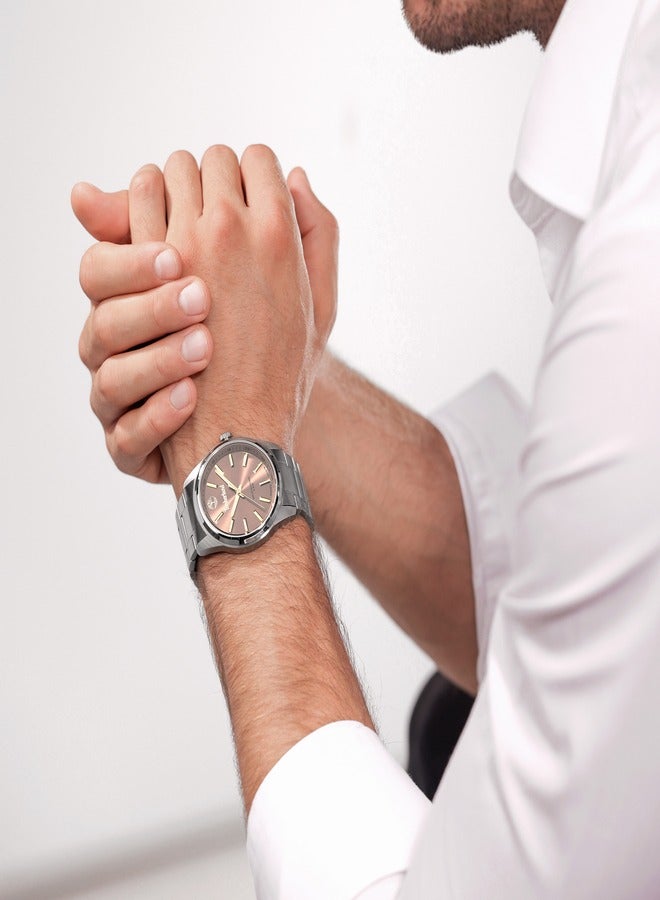 Timberland Men's Northbridge Watch For Men With Stainless Steel Case And Leather Strap Water Resistant 45mm - TDWGG0010807 - Image 5