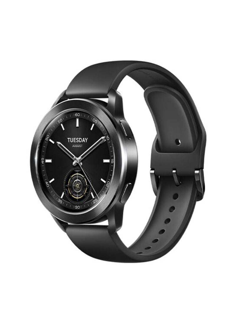 Xiaomi S3 1.43-Inch Chiness Version Amoled Display Bluetooth Calling Smart Watch 5ATM Waterproof Sports Band Black - Image 1