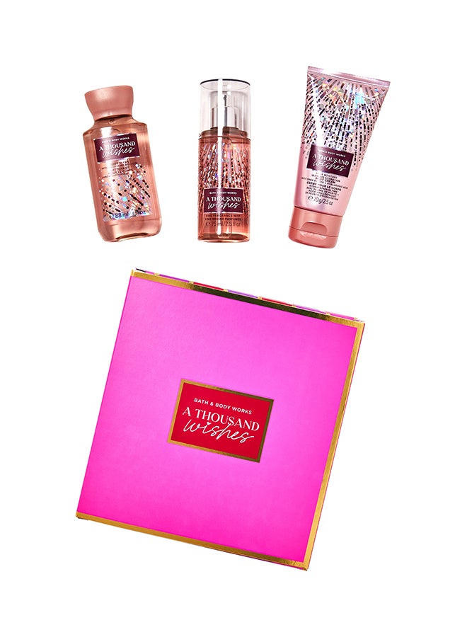 Bath & Body Works A Thousand Wishes Mini Gift Box Set Clear 233ml 