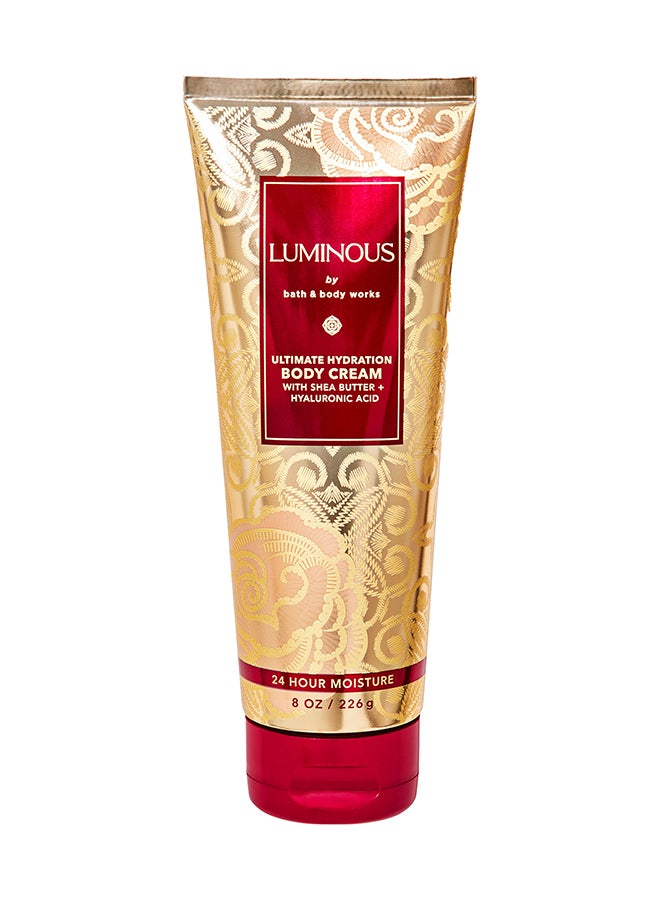 Bath & Body Works Luminous Ultimate Hydration Body Cream Clear 226grams 