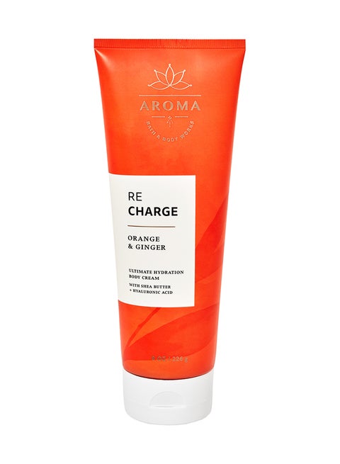 Orange Ginger Ultimate Hydration Body Cream Clear 226grams