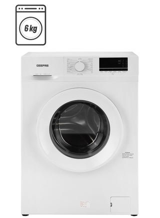 6 KG Front Load Fully Automatic Smart Washing Machine| With Drum Cleaning Function, Smart Weight Function, Stainless Steel Drum, Steam Function, Quick Wash| Child Lock 6 kg 6 kg GWMF6210LCR White - pnsku/N70045402V/45/_/1740992073/11896ad1-170f-4ced-ab58-a61c6cc5debd