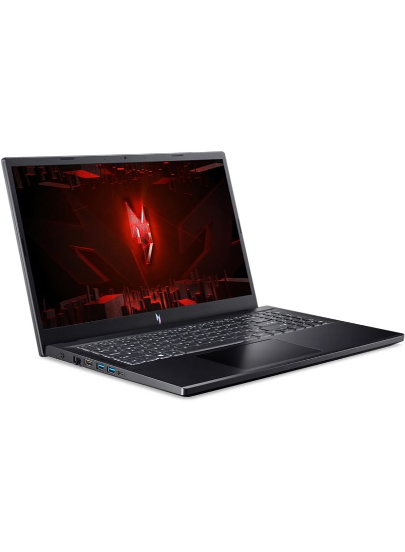 Acer Nitro V15 ANV15-51-73R8 Gaming Laptop With 15.6-Inch Full HD 144Hz, Core i7-13620H Processor/16GB RAM DDR5/512Gb NVMe SSD/Nvidia RTX 4050 6Gb GDDR6/Windows 11 Home/ English Obsidian Black - Image 2