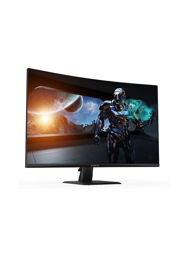 GIGABYTE - GS32QC 31.5 165Hz 1440P Curved Gaming Monitor Black - Image 1
