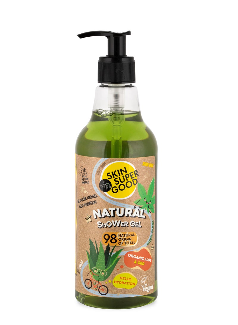 Organic Shop Natural Shower Gel Hello Hydration 500ml - Image 3