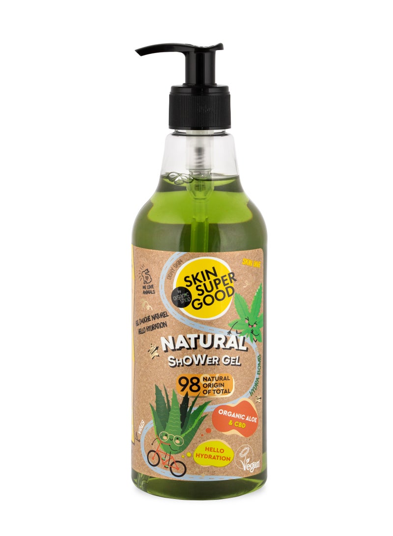 Organic Shop Natural Shower Gel Hello Hydration 500ml - Image 1