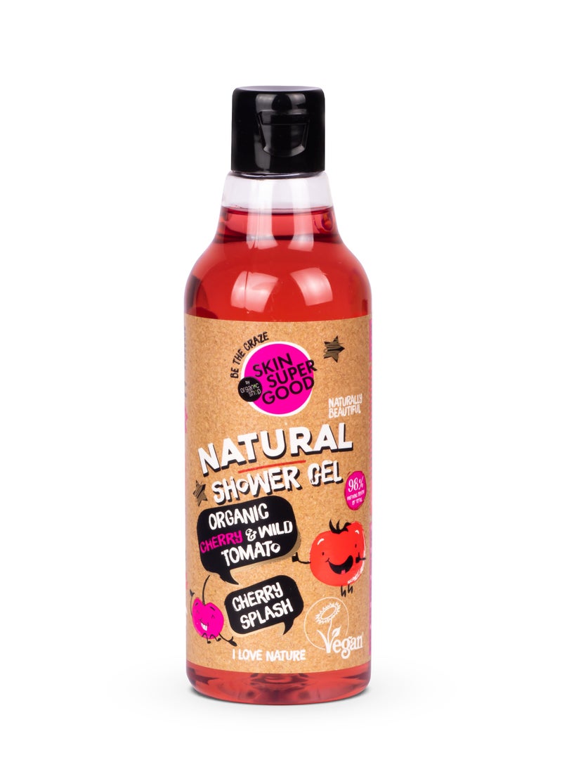 أورجانيك شوب جل استحمام طبيعي تشيري سبلاش 250 مل - Image 1